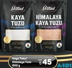 ÜSTAD KAYA TUZU/HİMALAYA TUZU 500 G fiyat ve kampanya bilgisi